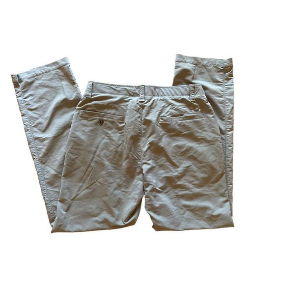 Under Armour Men's grey casual golf chino athletic pants. performance Size 34/32 - Picture 4 of 4